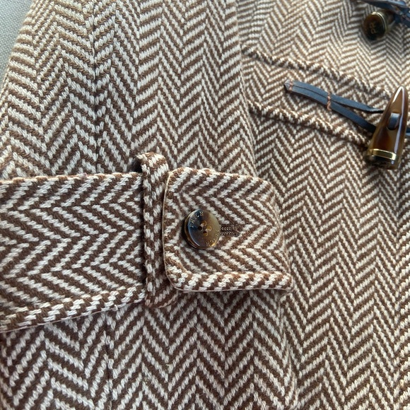 PRICH WOOL COAT chevron pattern - Picture 3 of 14